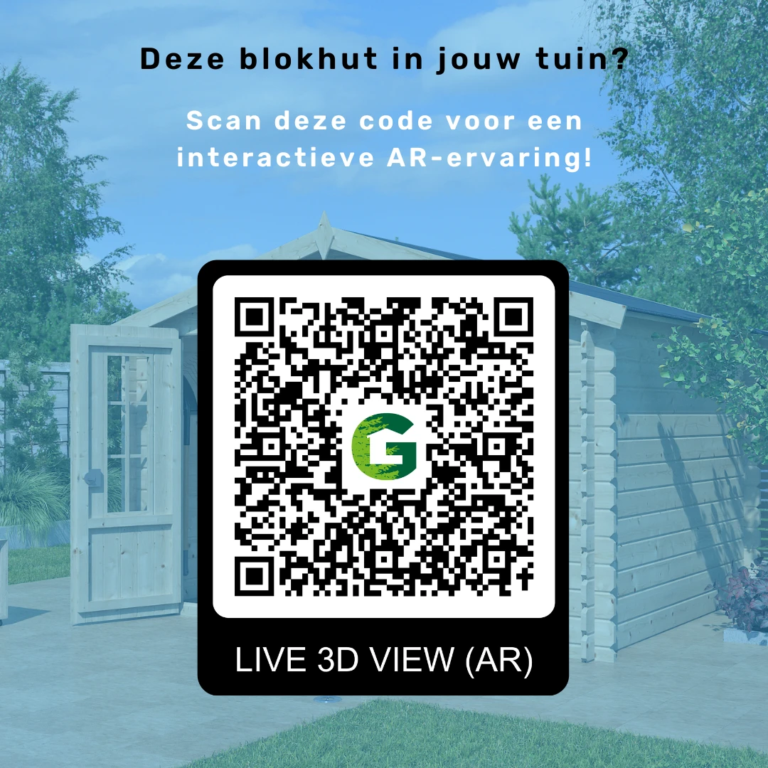 Woodlands Blokhut Oregon 415 x 295 cm - Afbeelding 6